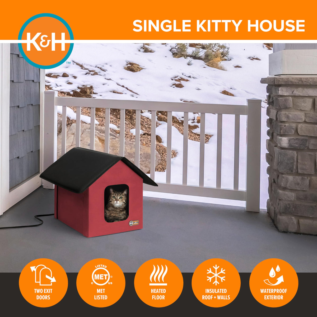 Heated Cat House T807450