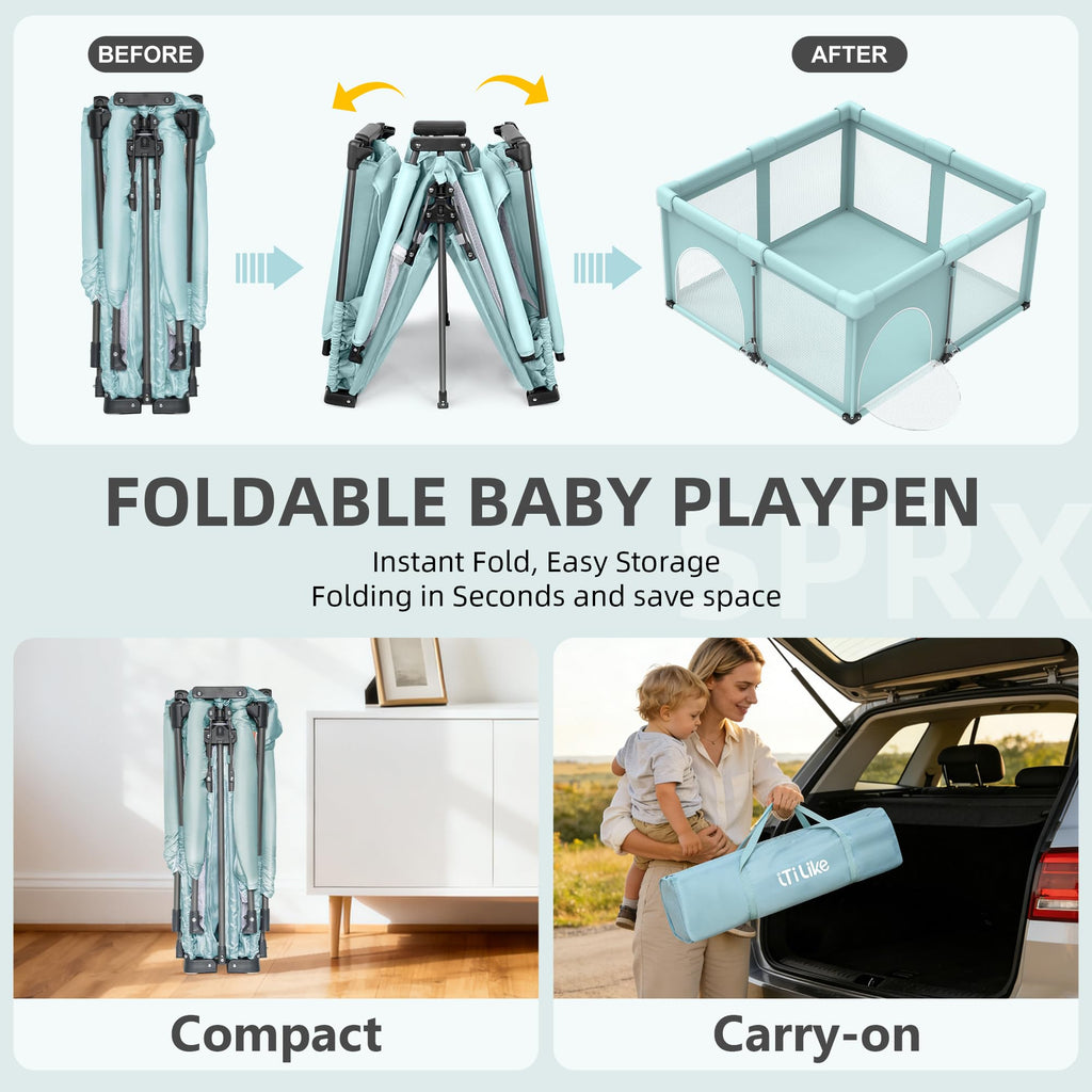 Foldable Baby Playpen M90612