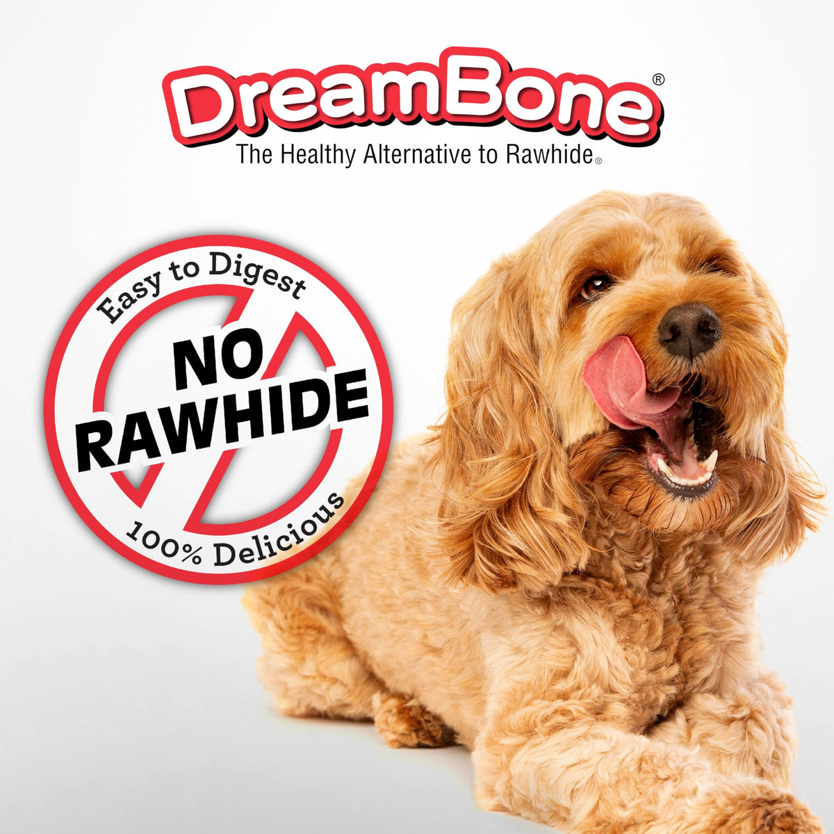 Rawhide-Free Dog Treats with Real Protein, 25 Count V13495