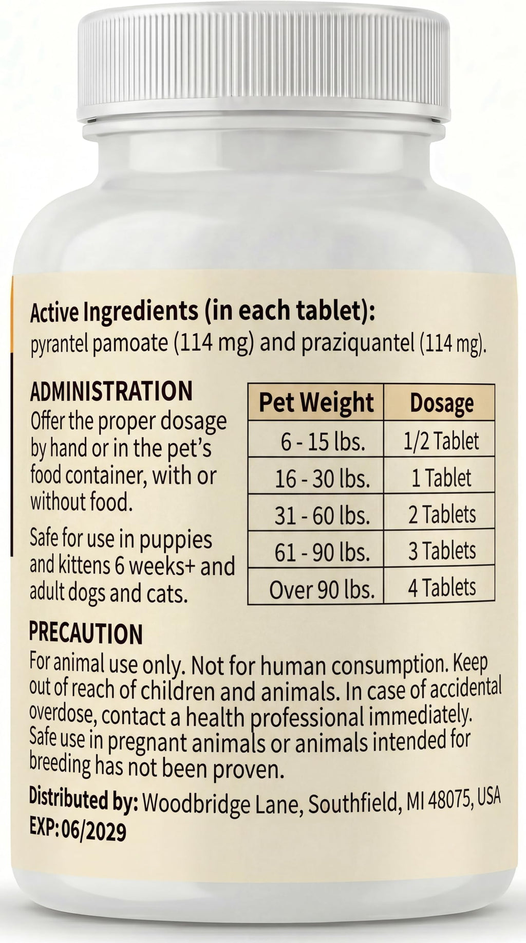 7 Way Dewormer Flavored Chewables for Dogs & Cats, 50 Count R62502