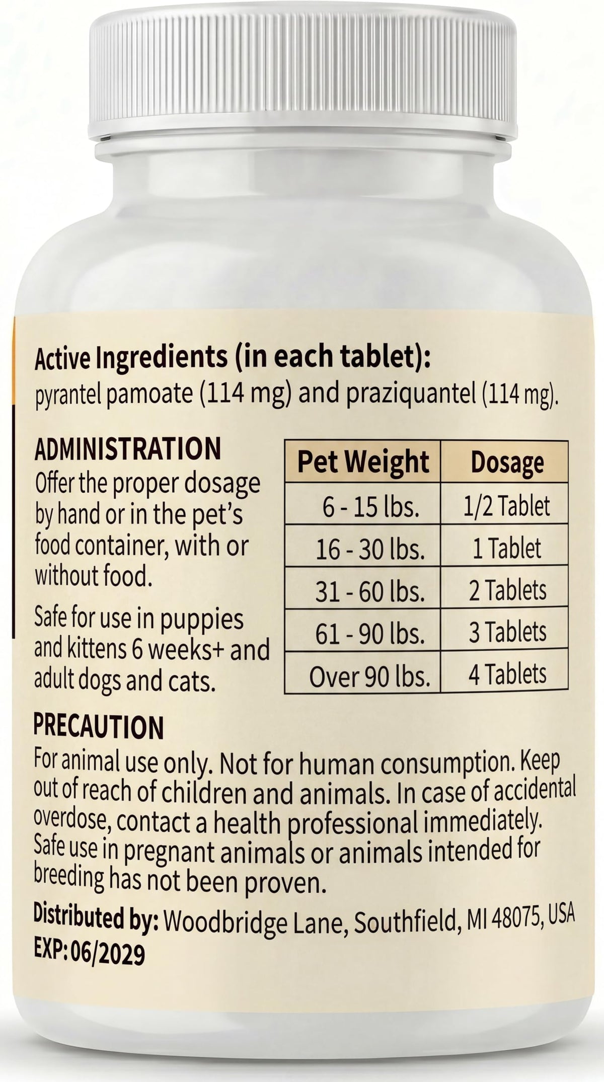 7 Way Dewormer Flavored Chewables for Dogs & Cats, 50 Count R62502