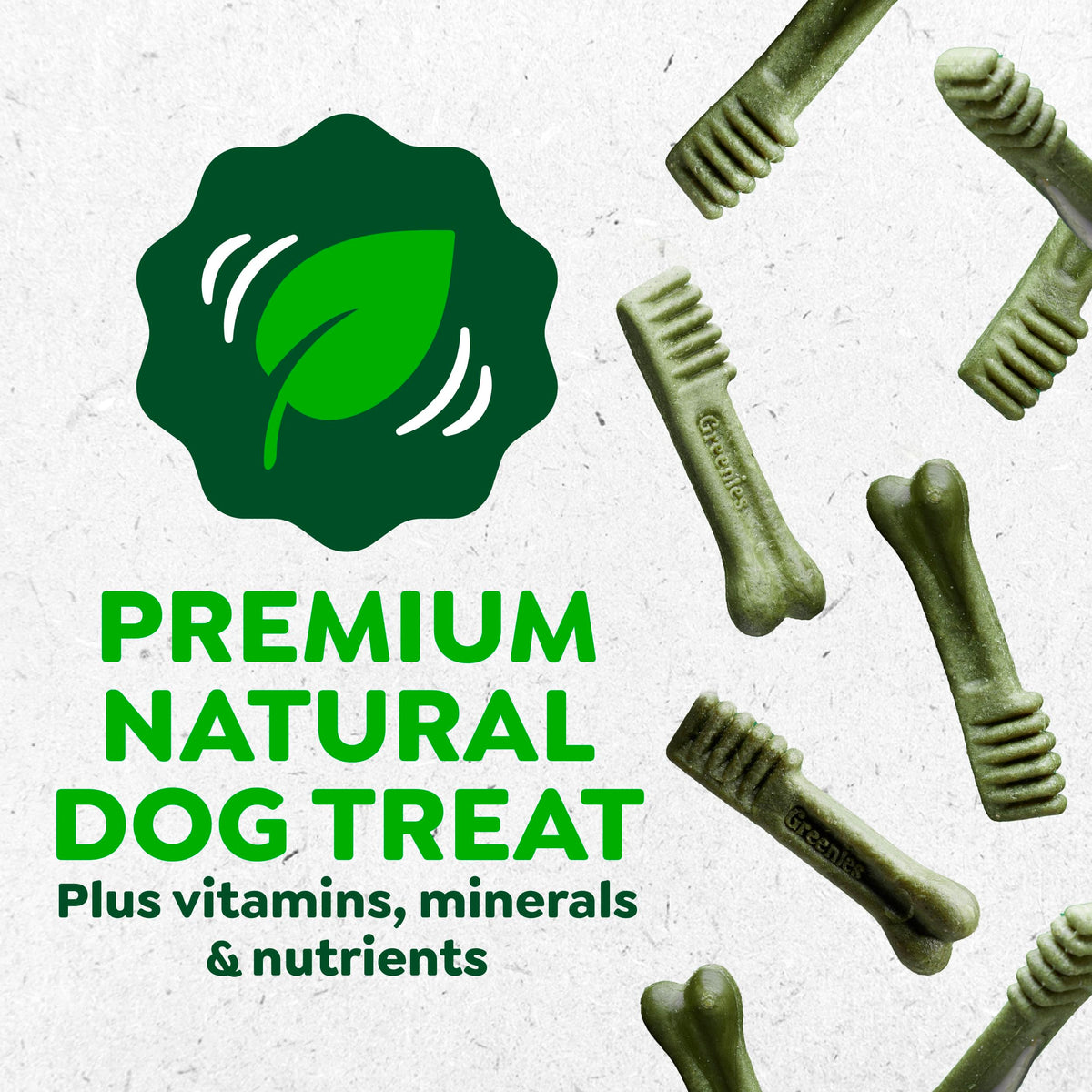 Mint Original Blueberry Dental Dog Treats 60 Count Y733