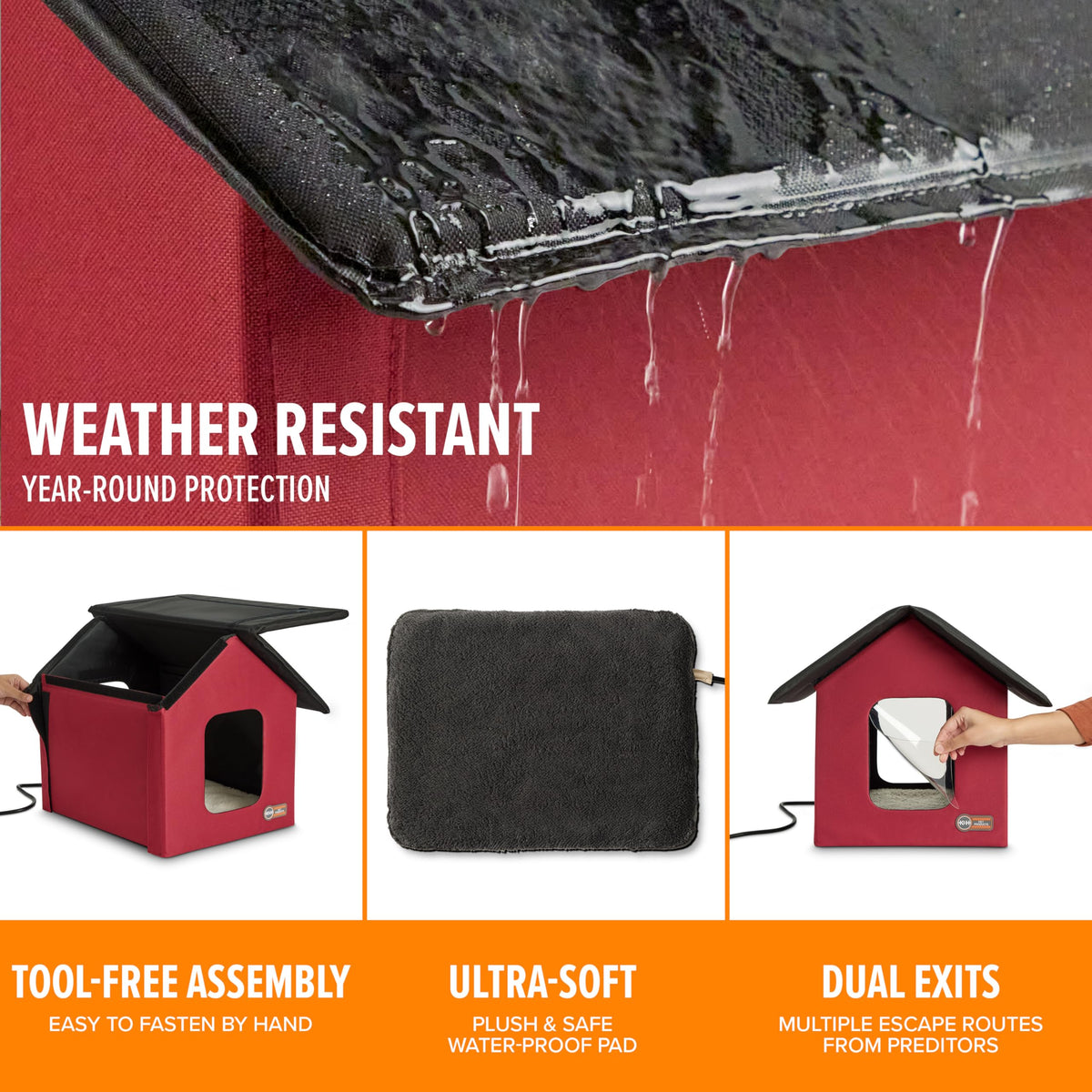 Heated Cat House T807450