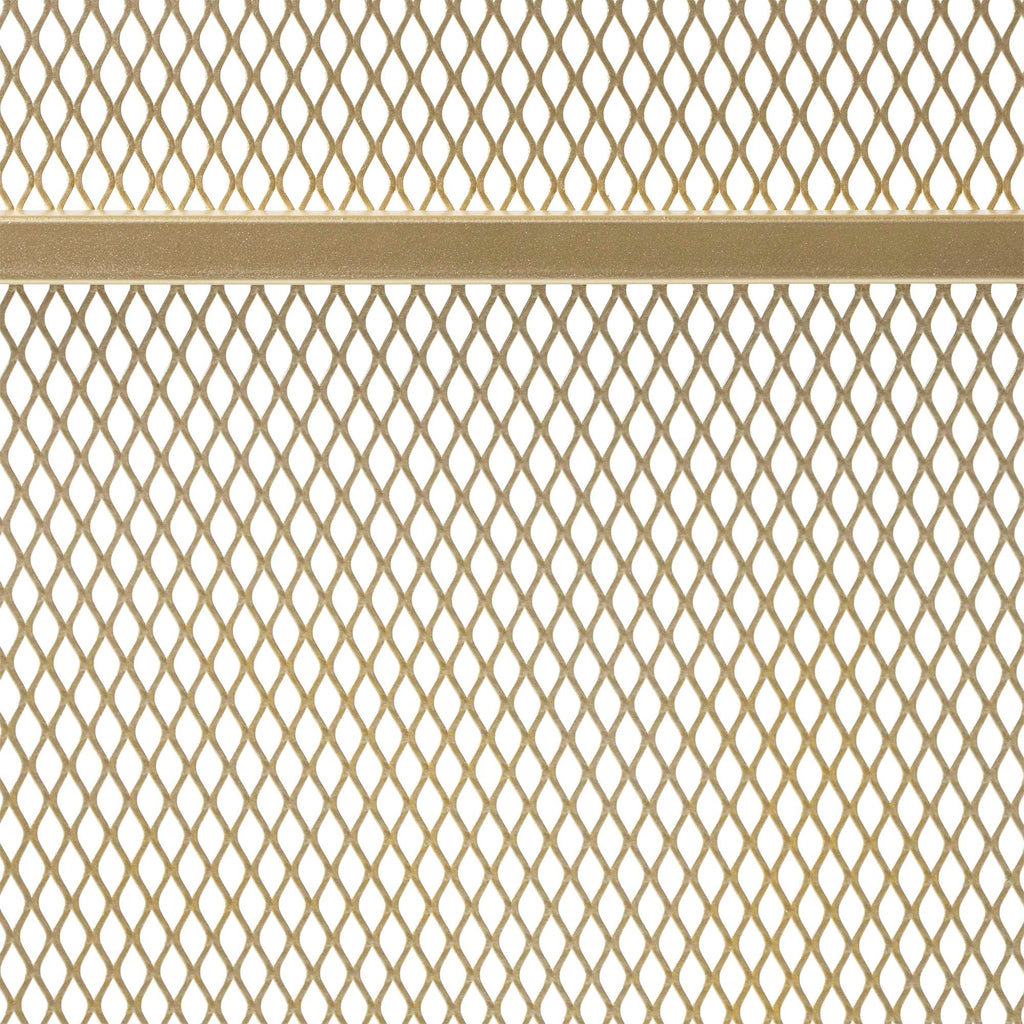 Black Metal Fireplace Screen O740